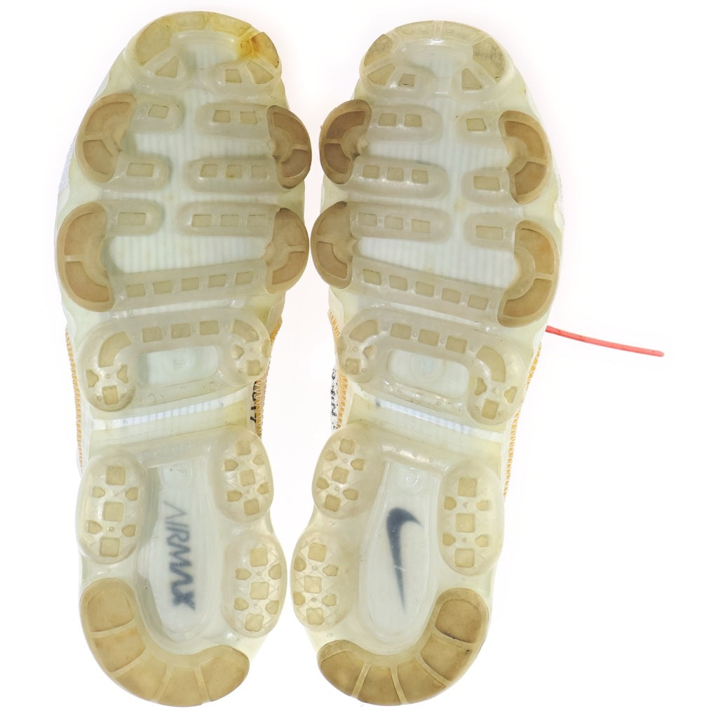 NIKE(ナイキ) ×OFFWHITE AIR VAPORMAX エアヴェイパーマックス ローカットスニーカー US9/27cm ホワイト AA3831-100