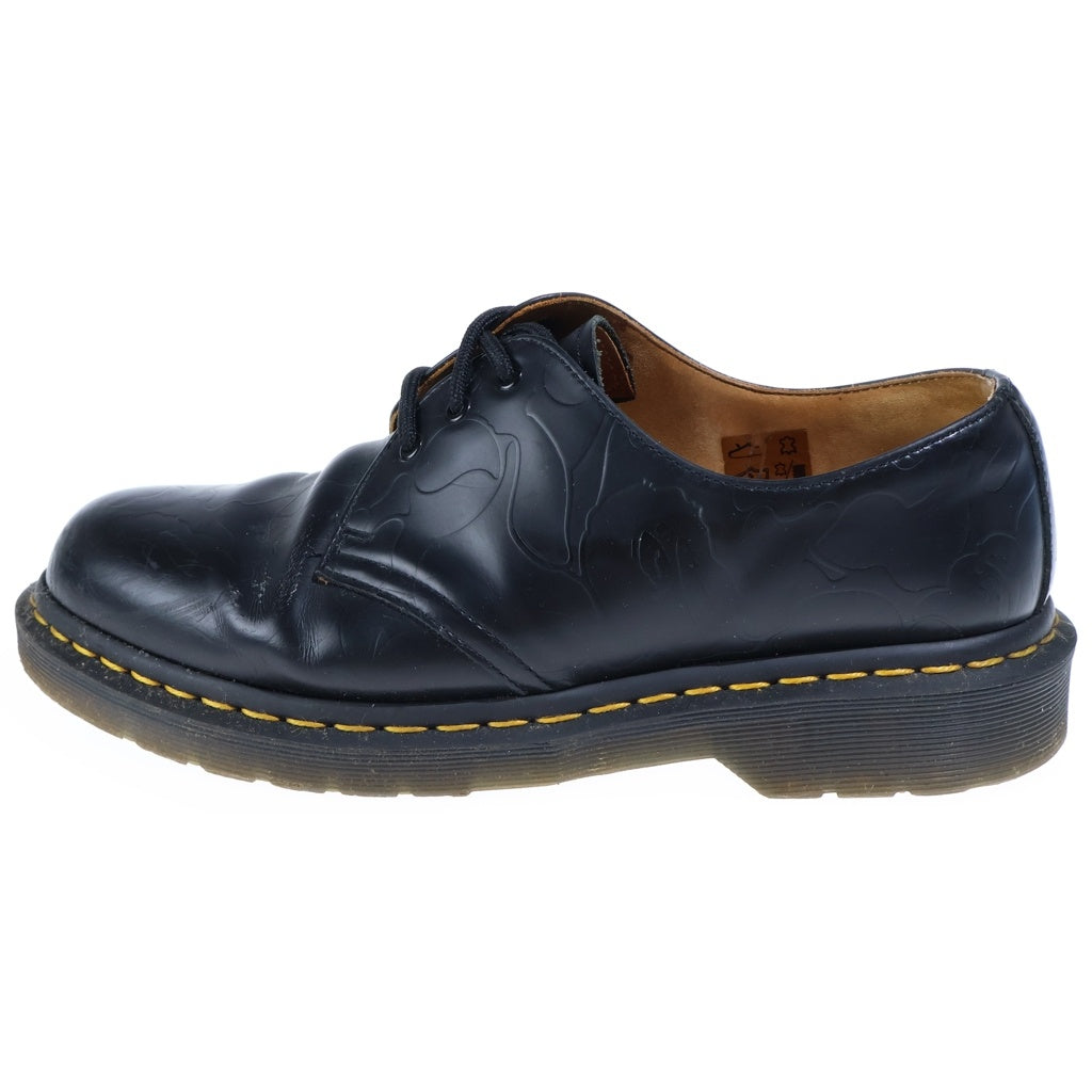 Dr.Martens(ドクターマーチン) ×A BATHING APE 1461 3EYE SHOES レザー ローカット ドレスアップシューズ ブラック US9/27cm 23569001