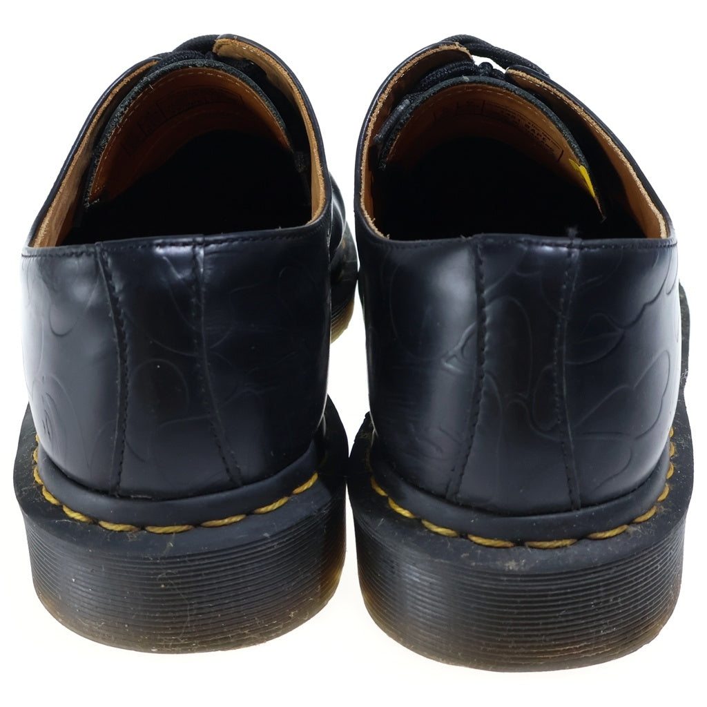 Dr.Martens(ドクターマーチン) ×A BATHING APE 1461 3EYE SHOES レザー ローカット ドレスアップシューズ ブラック US9/27cm 23569001