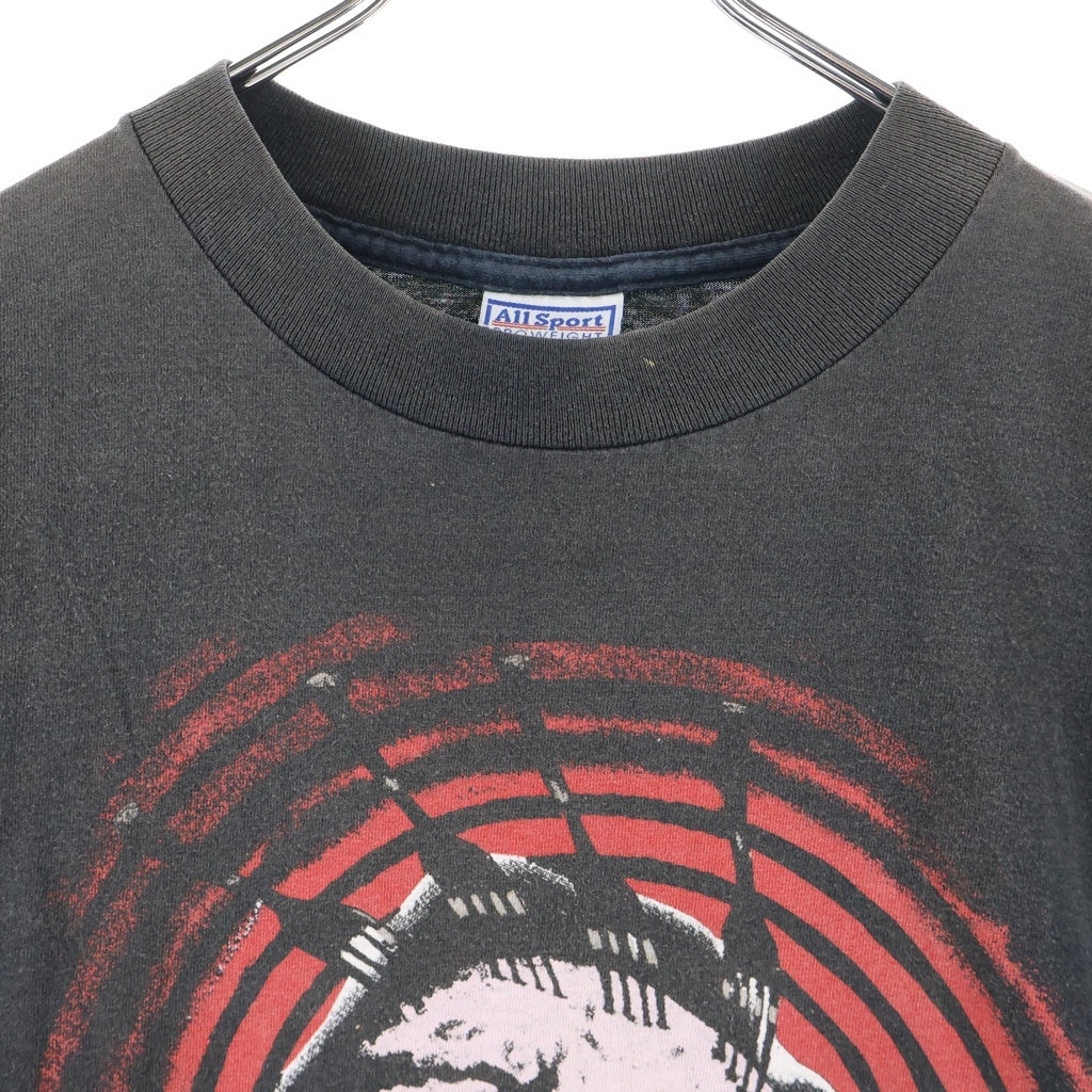 VINTAGE(ヴィンテージ) 90S VINTAGE KISS FORK HEAD TOUR ヴィンテージ キス プリント 半袖Tシャツ カットソー ブラック