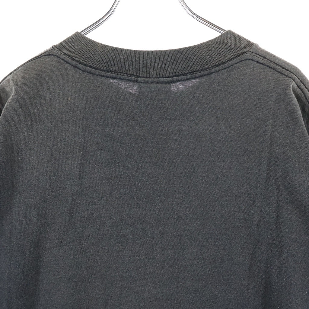 VINTAGE(ヴィンテージ) 90S VINTAGE KISS FORK HEAD TOUR ヴィンテージ キス プリント 半袖Tシャツ カットソー ブラック