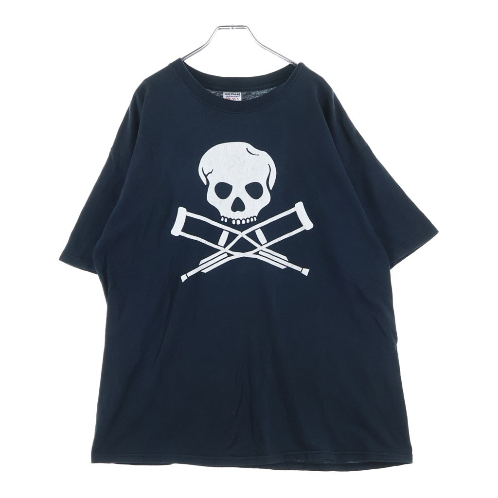 VINTAGE(ヴィンテージ) 00S JACKASS THE MOVIE ジャッカス ムービー スカルプリント 半袖Tシャツ カットソー ブラック