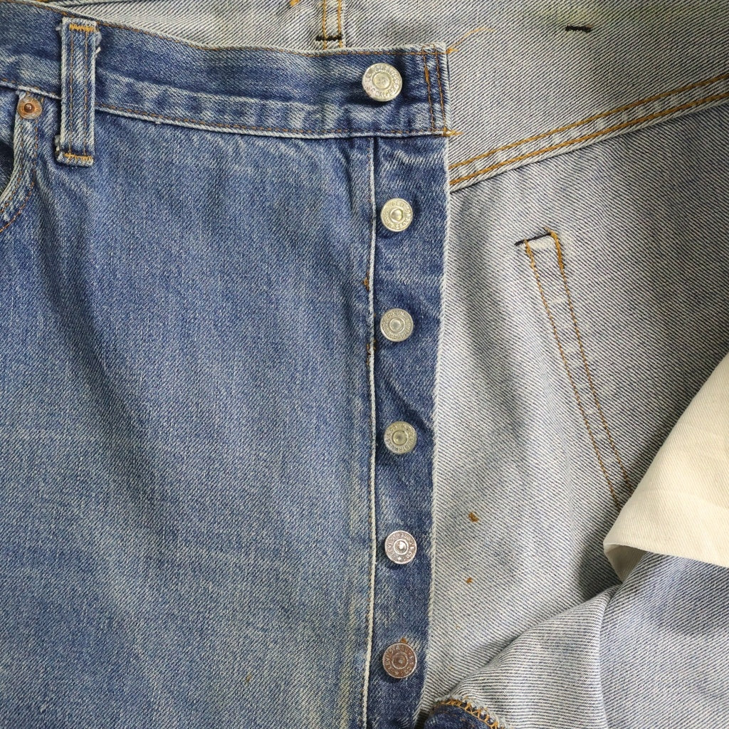 Levi's(リーバイス) 70s VINTAGE 501 66後期 ボタン裏6 ストレートデニムパンツ インディゴ