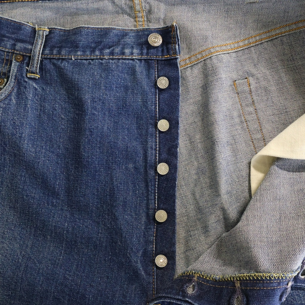 Levi's(リーバイス) 60-70S VINTAGE 501 BIG E 後期 ビッグE ボタン裏8 シングルステッチ ストレート デニムパンツ インディゴ