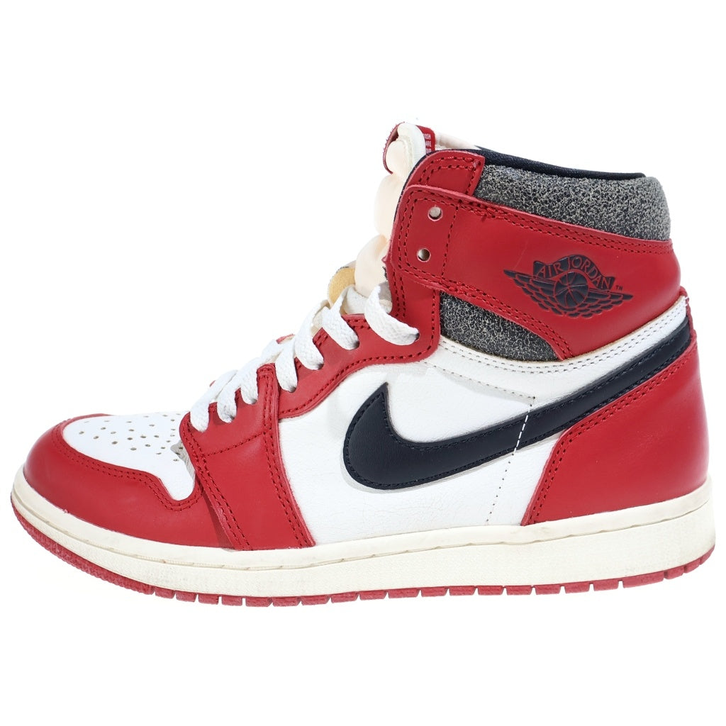 NIKE(ナイキ) AIR JORDAN 1 HIGH OG LOST FOUND CHICAGO エアジョーダン1 ロスト ファウンド シカゴ ハイカットスニーカー レッド/ホワイト US7/25cm DZ5485-612