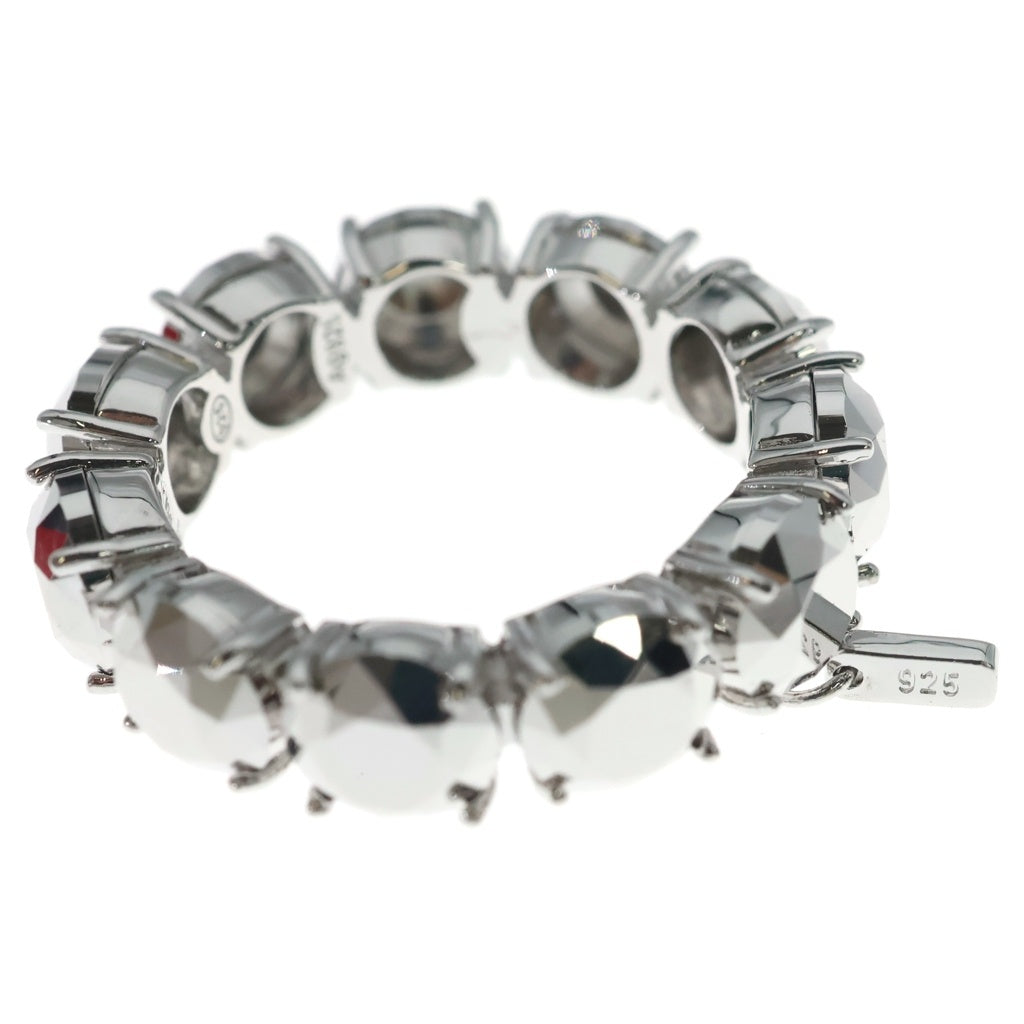 DIESEL(ディーゼル) ダイヤモンドモチーフ バンドリング シルバー