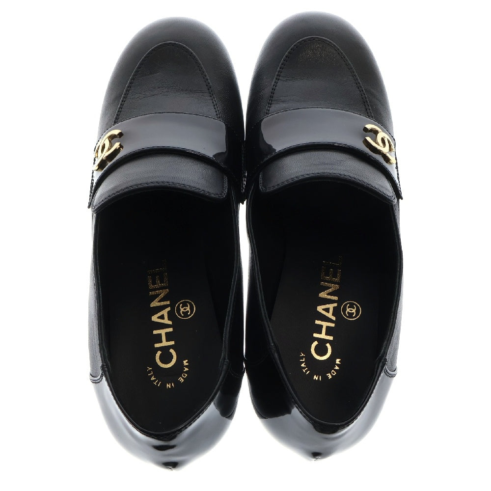 CHANEL(シャネル) ココマーク ローファー レザー シューズ ブラック G38963 #35
