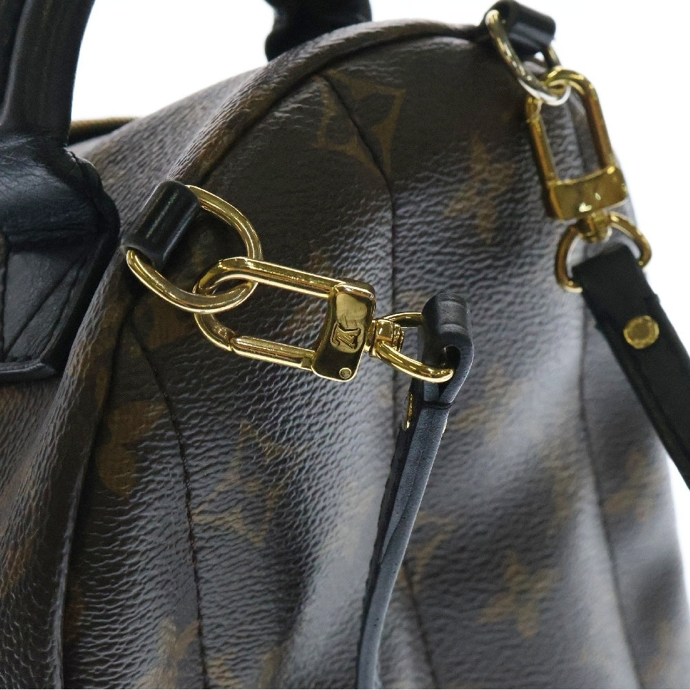 LOUIS VUITTON(ルイヴィトン) モノグラム パームスプリングス MINI リュックサック バックパック ミニバッグ ブラウン ゴールド金具 レザー×PVC M44873