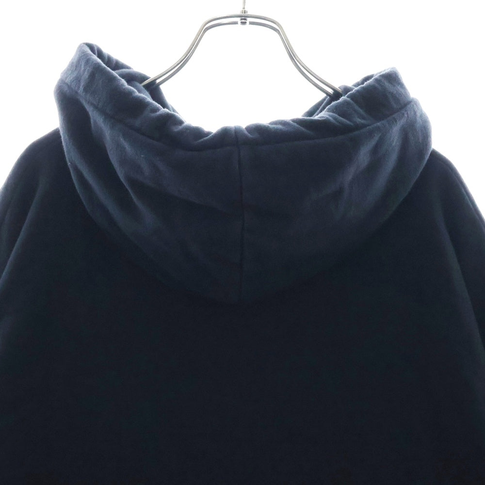 CELINE(セリーヌ) 21AW Loose Sweatshirt In Cotton Fleece ドローコード フーディー スウェット プルオーバーパーカー ブラック 2Y468670Q