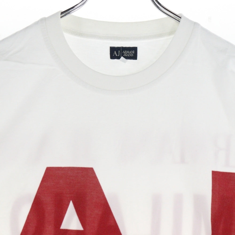 ARMANI JEANS(アルマーニ ジーンズ) AJ ロゴ半袖Tシャツ ホワイト 〇