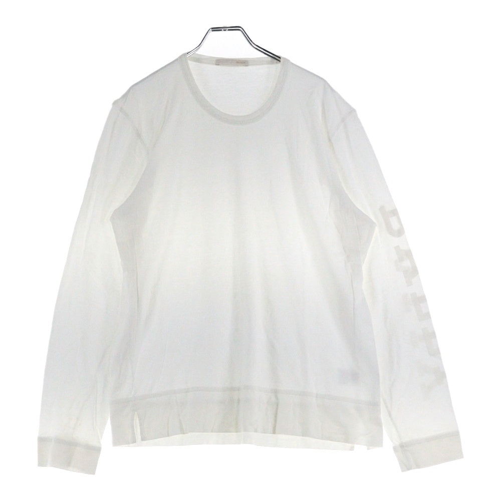 BALLY(バリー) クルーネック長袖Tシャツ ホワイト