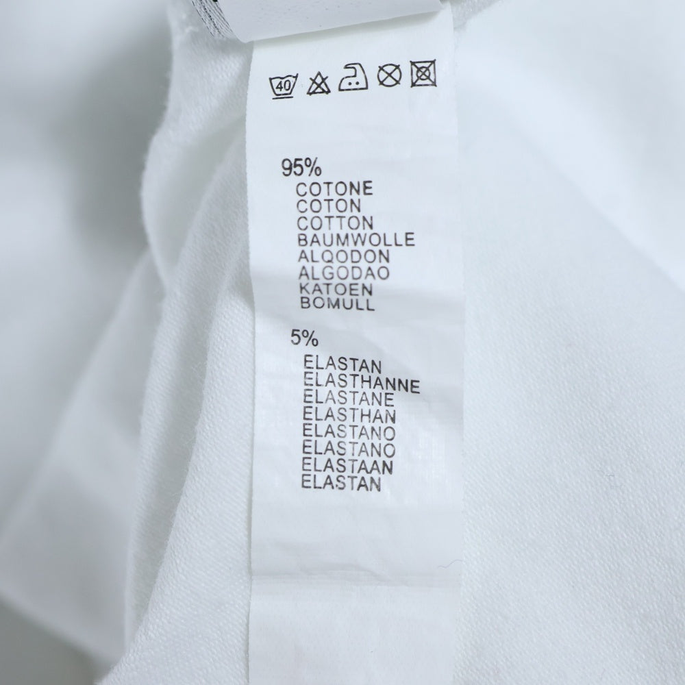 DOLCE & GABBANA(ドルチェアンドガッバーナ) バックワッペンロゴ クルーネック 半袖Tシャツ カットソー ホワイト