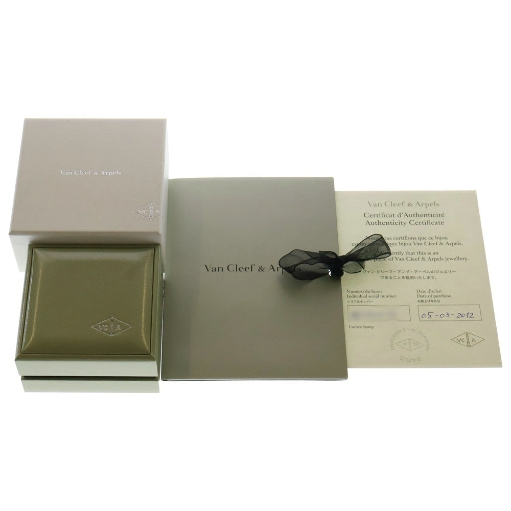 Van Cleef & Arpels(ヴァンクリーフアンドアーペル) ヴィンテージアルハンブラ カルセドニー ネックレス ホワイトゴールド K18WG ジュエリー アクセサリー