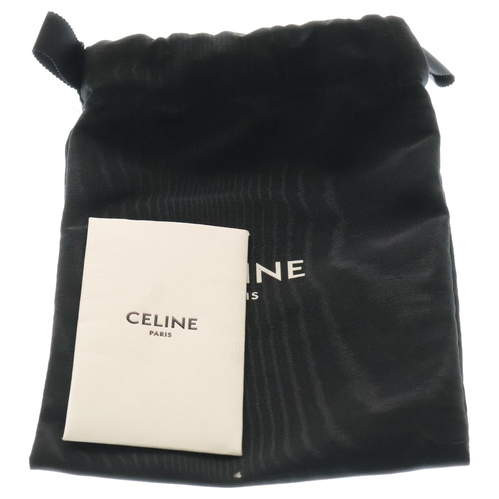 CELINE(セリーヌ) ジャカード ロゴ ロングストラップ ウール ゴールド金具 ベージュ/ブラウン 49S012AEP.03BW