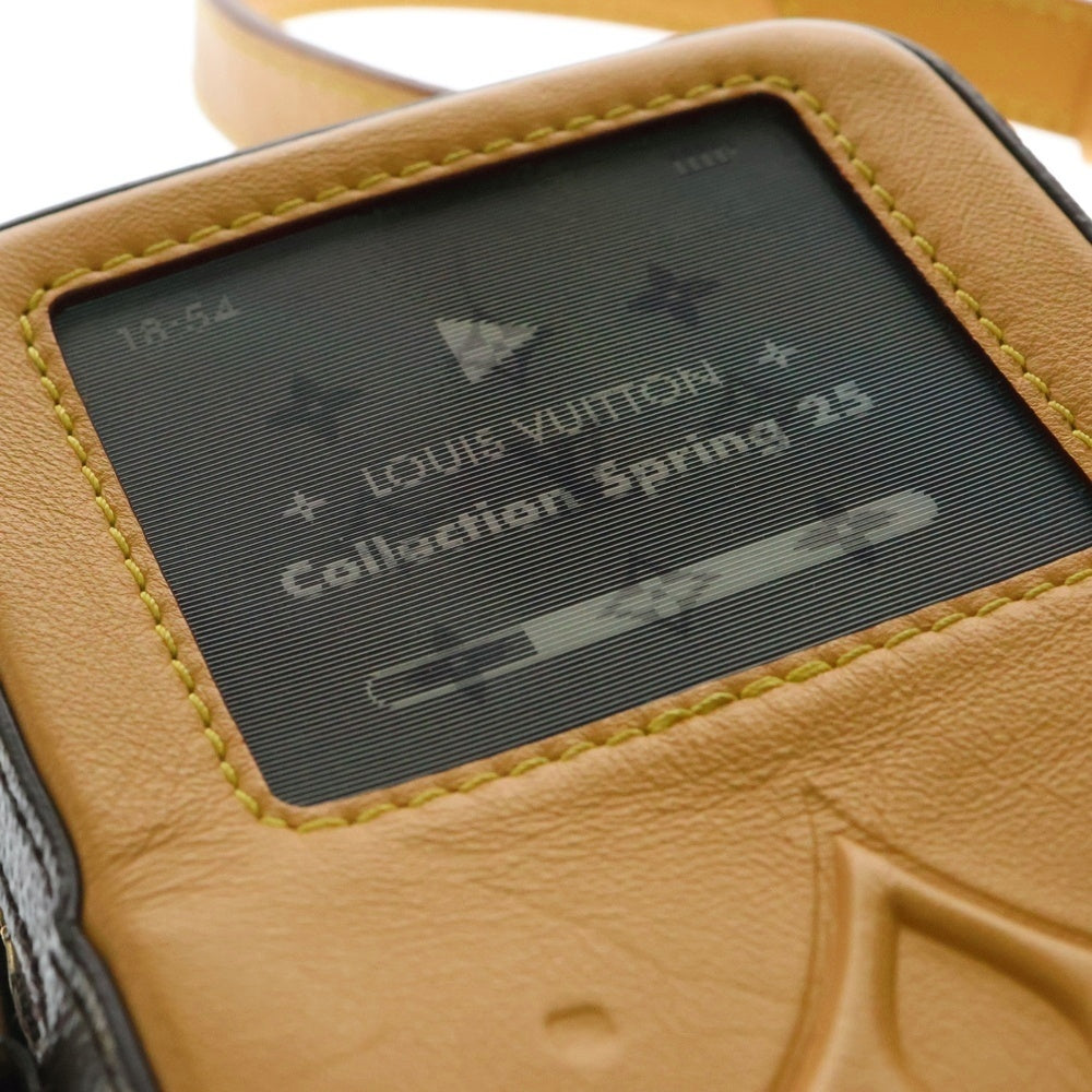 LOUIS VUITTON(ルイヴィトン) モノグラム ミュージックプレイヤー ウェアラブルウォレット ショルダーバッグ ミニバッグ フォンショルダー ブラウン レザー ゴールド金具 M14063