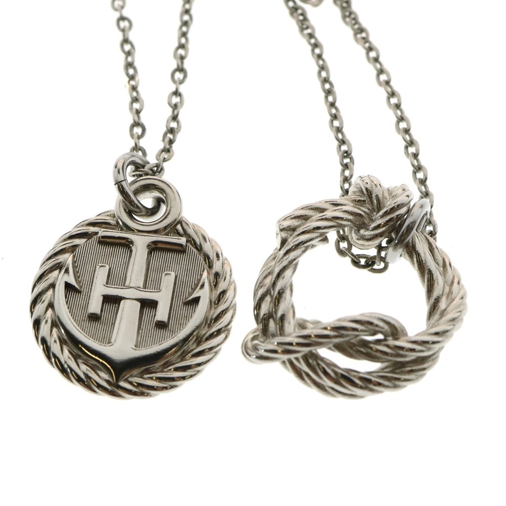 HERMES(エルメス) コルダージュ ロープ ネックレス ペンダント チェーン シルバー