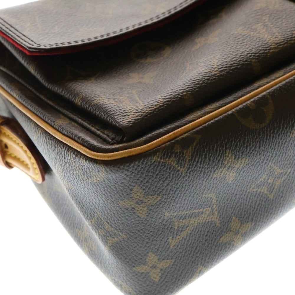 LOUIS VUITTON(ルイヴィトン) ヴィバシテMM モノグラム PVC レザー ワンショルダーバッグ ブラウン M51164
