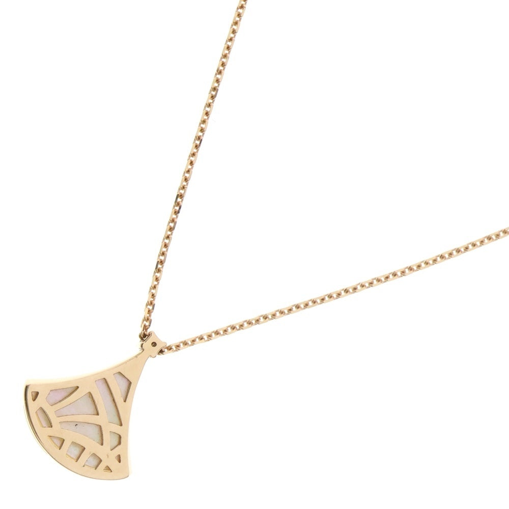 BVLGARI(ブルガリ) ディーヴァドリーム ネックレス マザー・オブ・パール シェル 1PD Au750 K18 PG ピンクゴールド