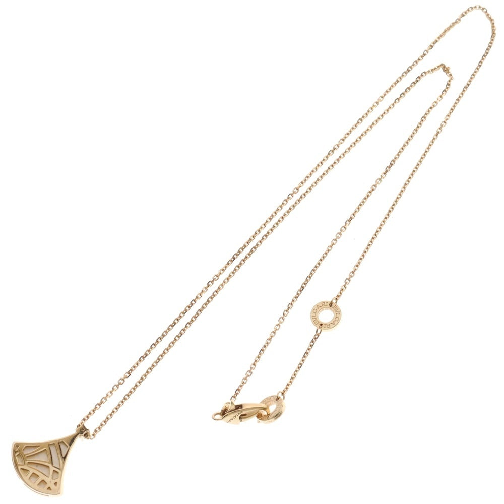 BVLGARI(ブルガリ) ディーヴァドリーム ネックレス マザー・オブ・パール シェル 1PD Au750 K18 PG ピンクゴールド