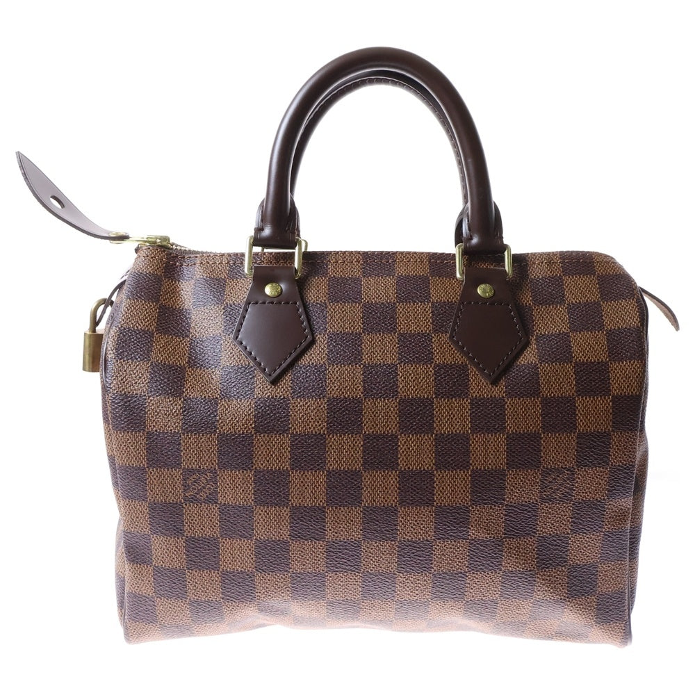 LOUIS VUITTON(ルイヴィトン) ダミエ スピーディ25 レザーハンドバッグ ブラウン N41532