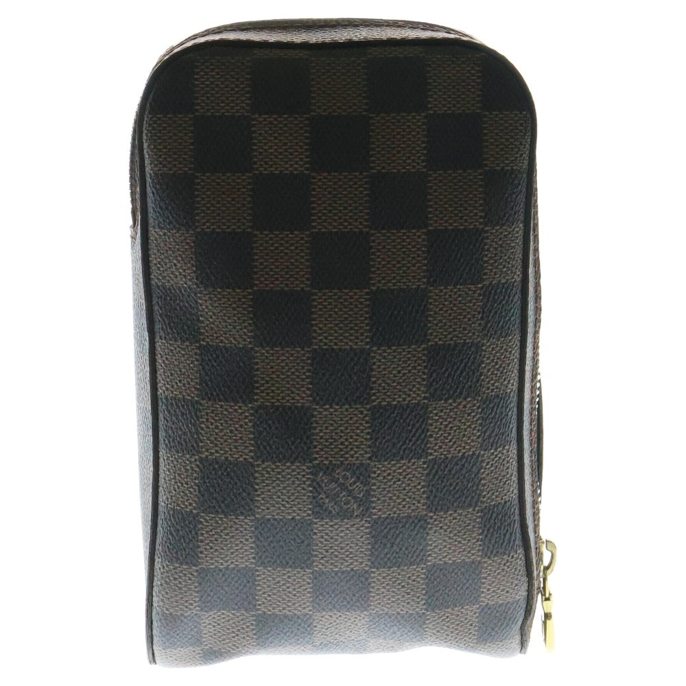 LOUIS VUITTON(ルイヴィトン) ダミエ ジェロニモス ウエストバッグ ボディバッグ ショルダーバッグ ブラウン ゴールド金具 N51994