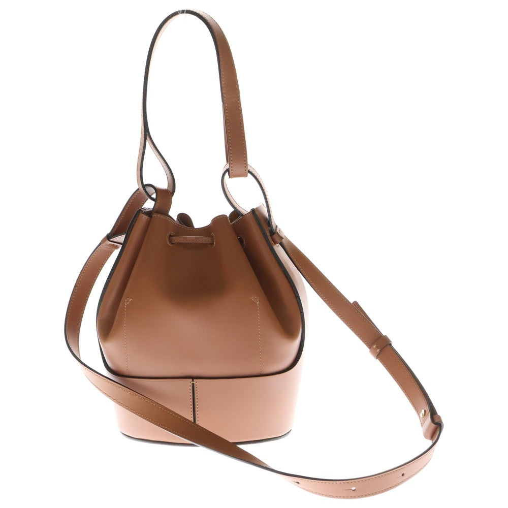LOEWE(ロエベ) Balloon Bag Medium アナグラム バルーンバッグ 2WAY レザーハンドバッグ ショルダーバッグ ミディアム ブラウン レディース