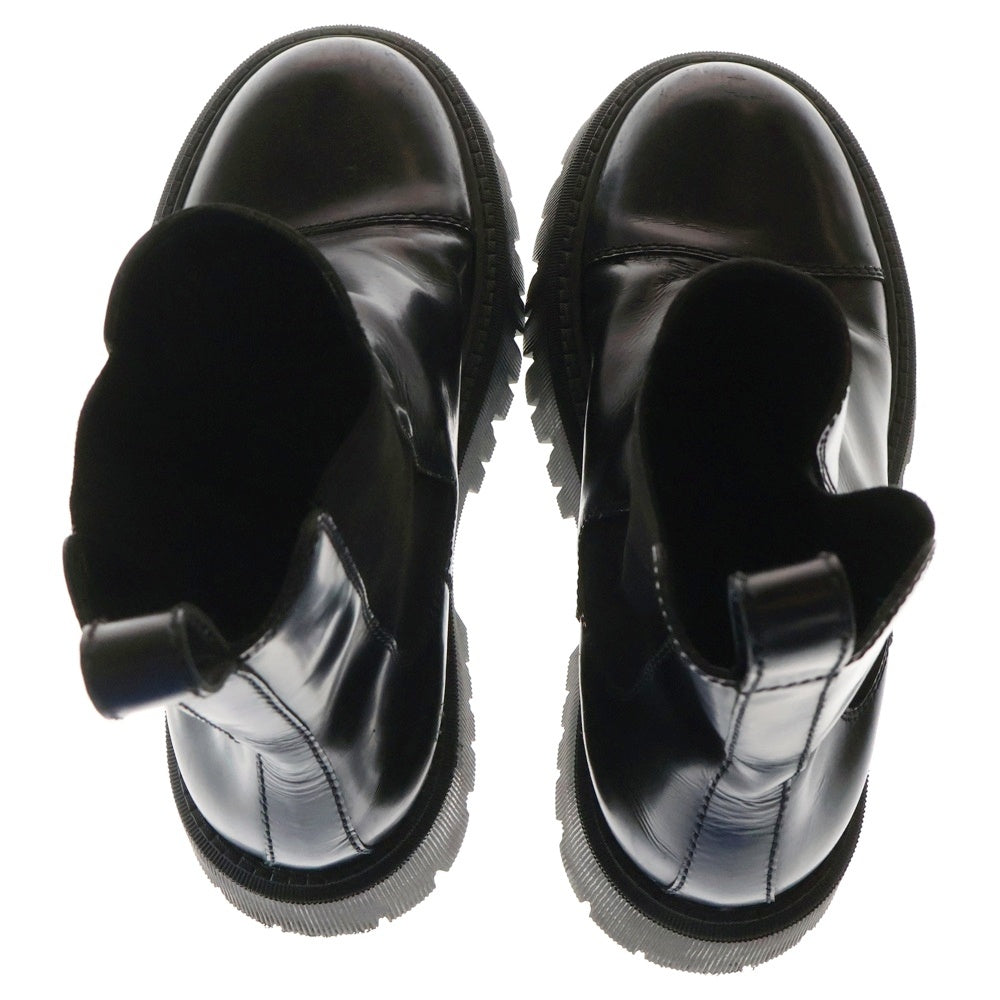 BALENCIAGA(バレンシアガ) TRACTOR トラクター レザー サイドゴア チェルシー ハイカットブーツ ブラック 636599