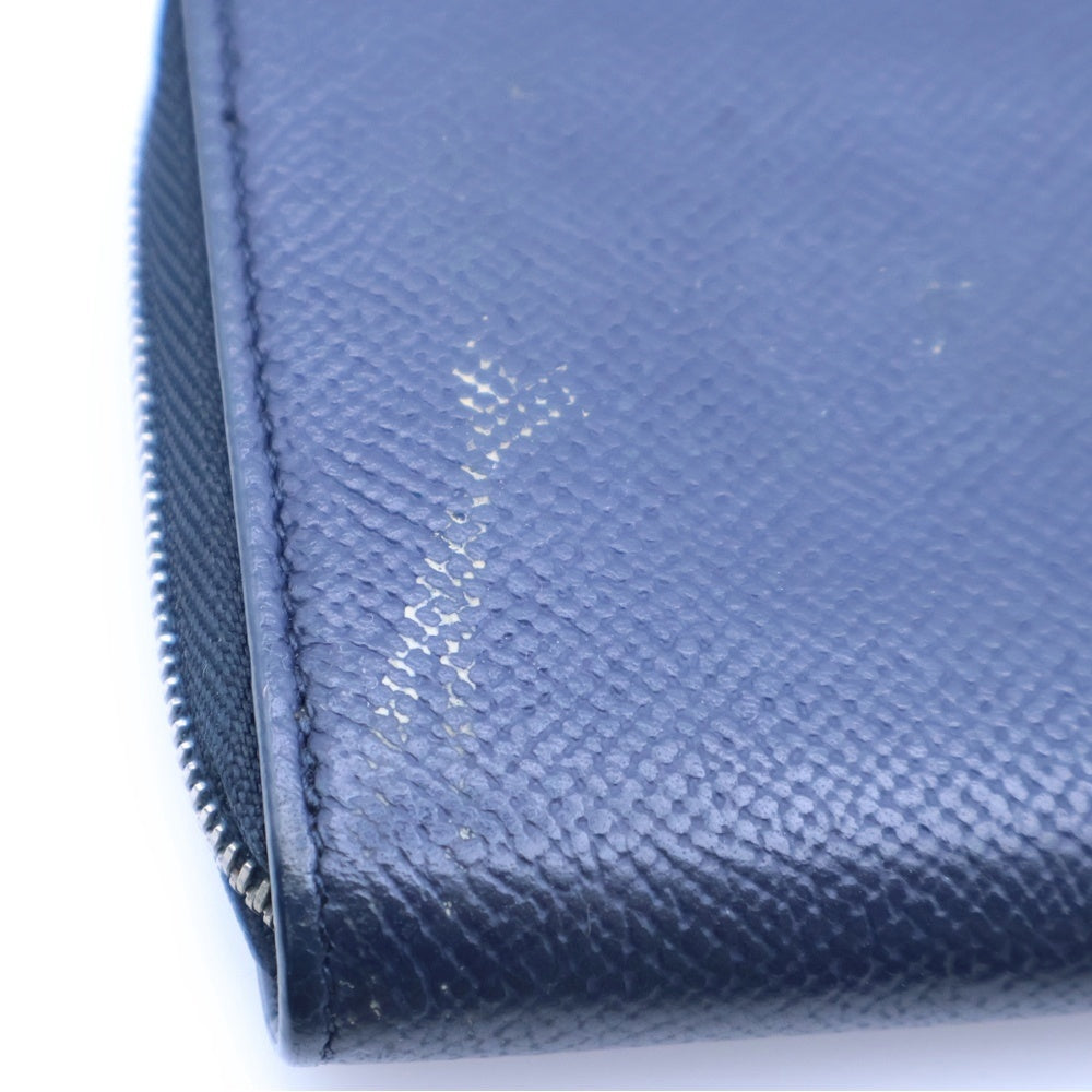 dunhill ダンヒル ラウンドファスナー コンパクト財布 ケース 箱 dunhill(ダンヒル) ロゴプレート レザー ラウンドファスナー