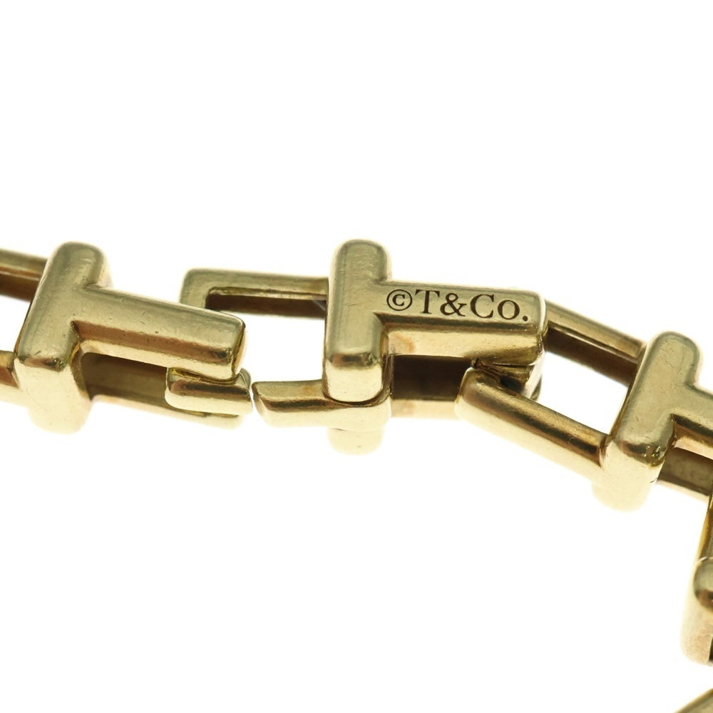 TIFFANY&Co(ティファニー) Tナロー チェーン ブレスレット K18YG イエローゴールド