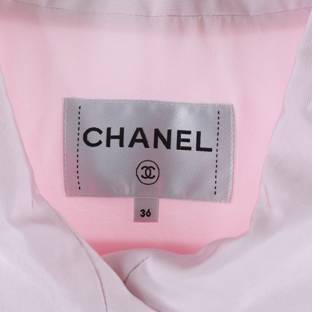 CHANEL(シャネル) Utility Jacket ココマークボタン ユーティリティジャケット ピンク P64419V60620