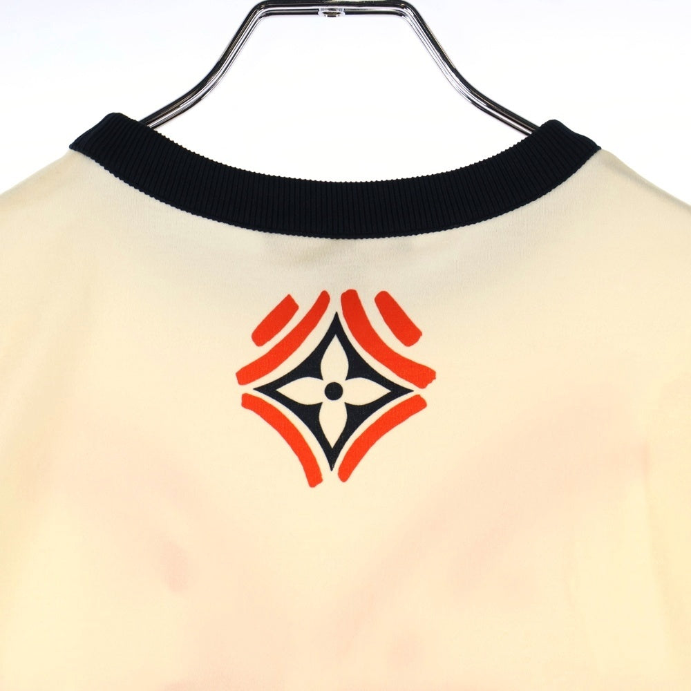 LOUIS VUITTON(ルイヴィトン) 20AW Iconic LV アイコニック LVプリント 半袖Tシャツ クリーム レディース RW202W YGC FJTS15