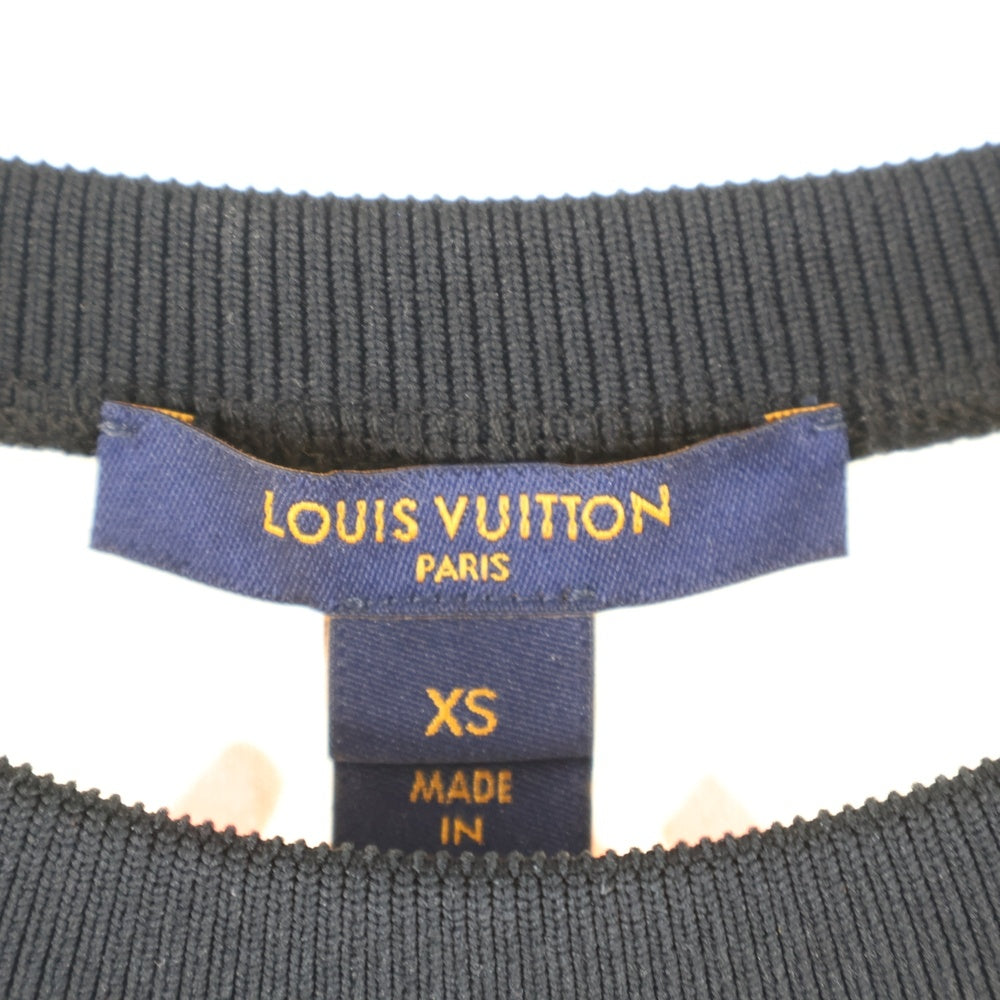 LOUIS VUITTON(ルイヴィトン) 20AW Iconic LV アイコニック LVプリント 半袖Tシャツ クリーム レディース RW202W YGC FJTS15