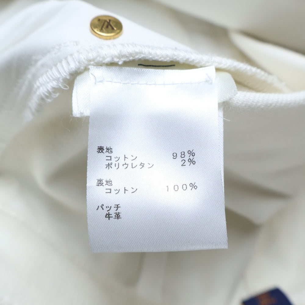 LOUIS VUITTON(ルイヴィトン) モノグラム ポケット デニムスカート レディース ホワイト FJSK02RJW