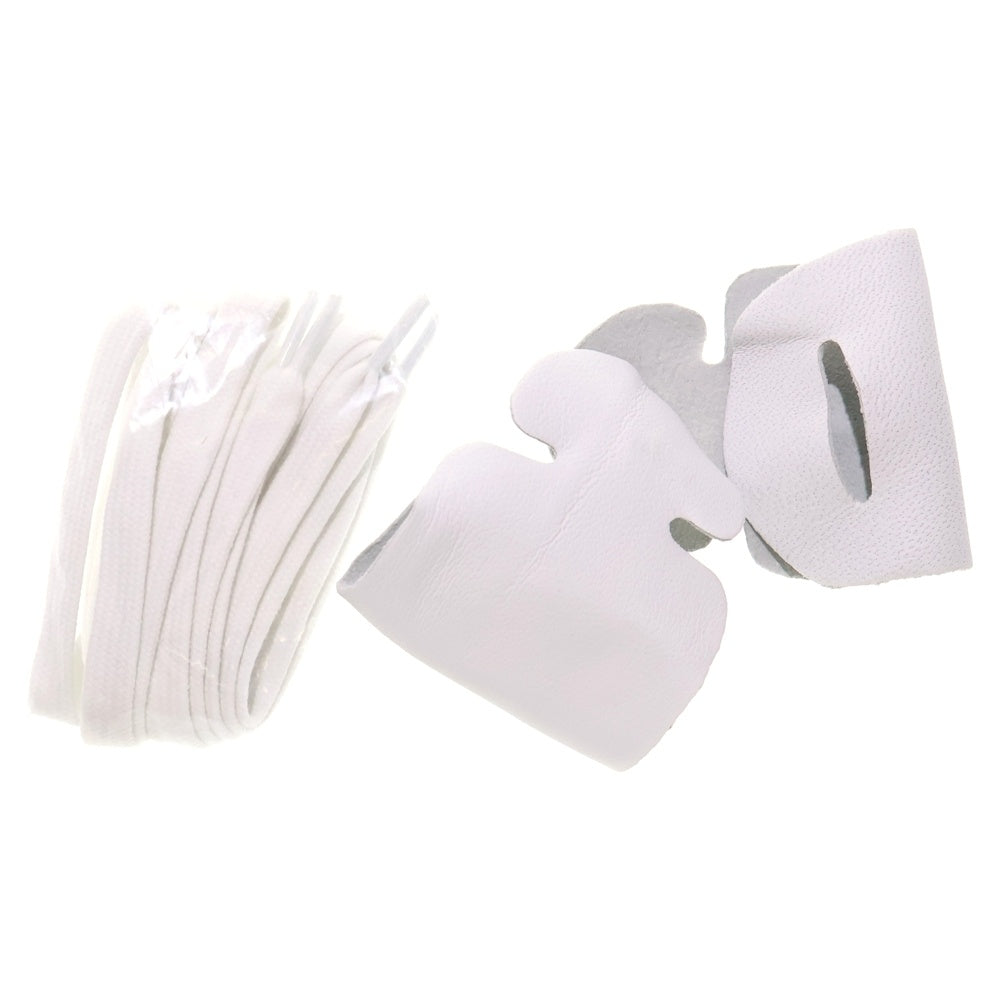 HERMES(エルメス) デイ ケリー イントレチャート バックル レザー レースアップ ローカットシューズ スニーカー シルバー金具 ホワイト レディース