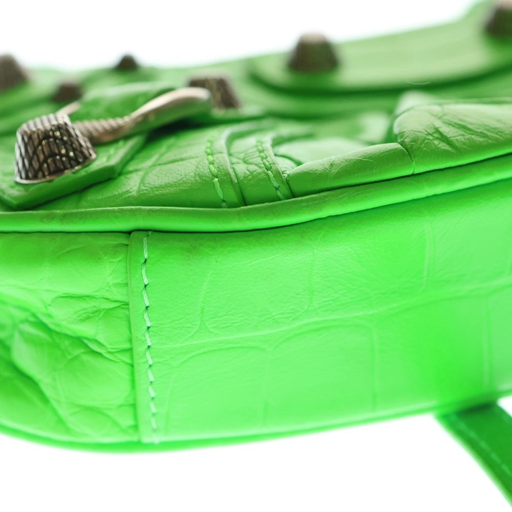 BALENCIAGA(バレンシアガ) ルカゴール ショルダーバッグ グリーン レザー 695814