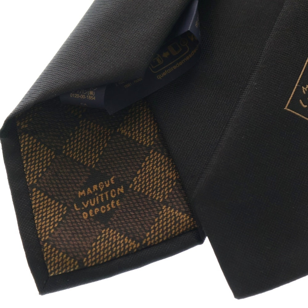 LOUIS VUITTON(ルイヴィトン) ネクタイ ブラック シルク M96407