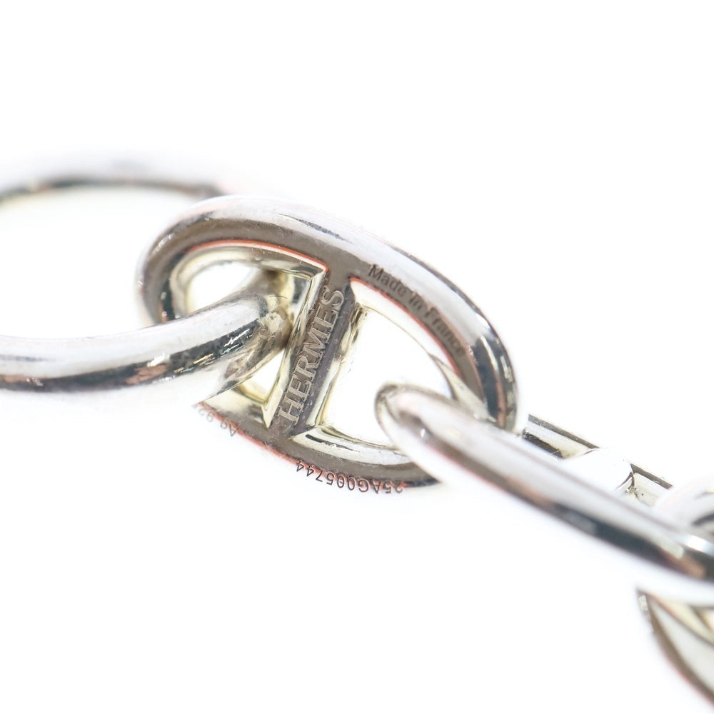HERMES(エルメス) Chaine d'Ancre TGM シェーヌダンクル TGM 10コマ チェーンブレスレット シルバー