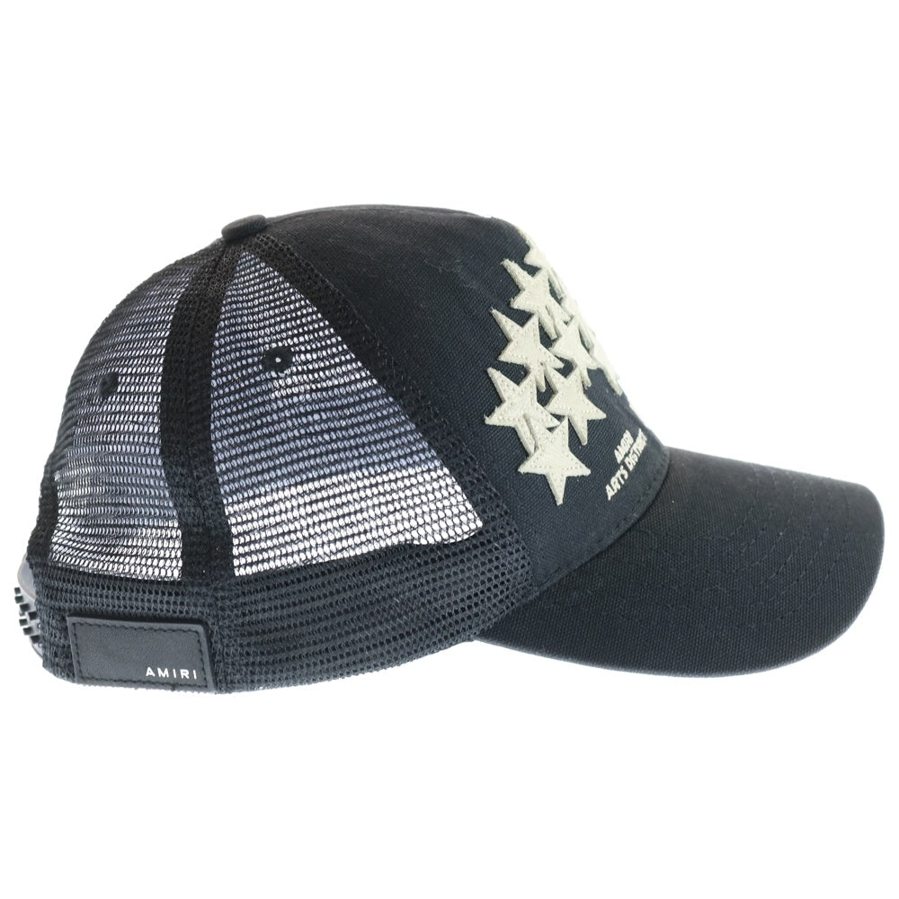 AMIRI(アミリ) STAR TRUCKER HAT キャップ スター ブラック コットン 帽子