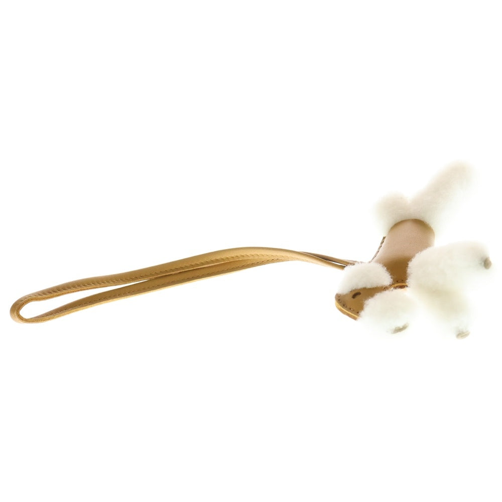 HERMES(エルメス) バディチャーム アニョーミロ ムートン レザー