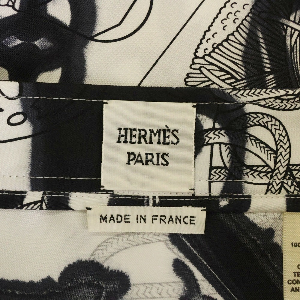 HERMES(エルメス) 22SS ツイルレーヌ ホースビット シルク 総柄