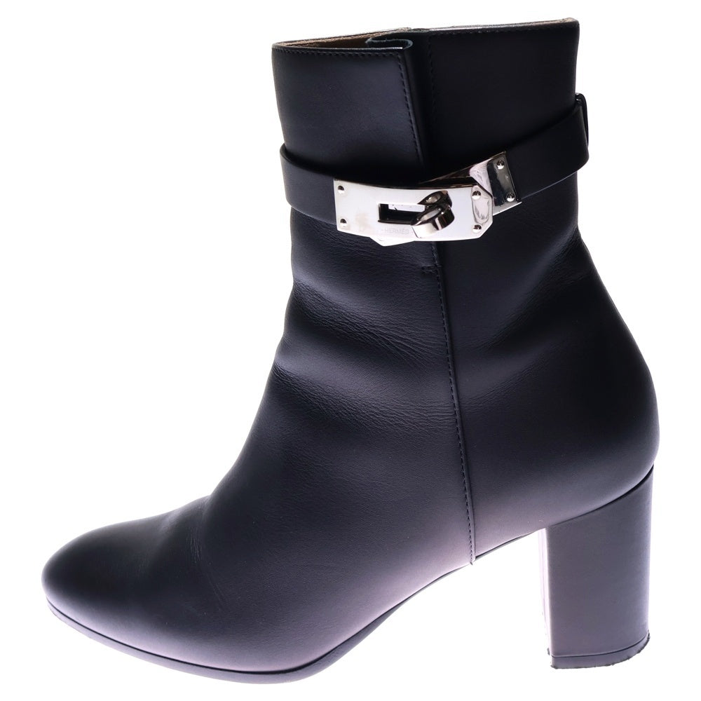 HERMES(エルメス) Saint Germain Kelly Boots サンジェルマン ケリーショートヒールブーツ ブラック レディース