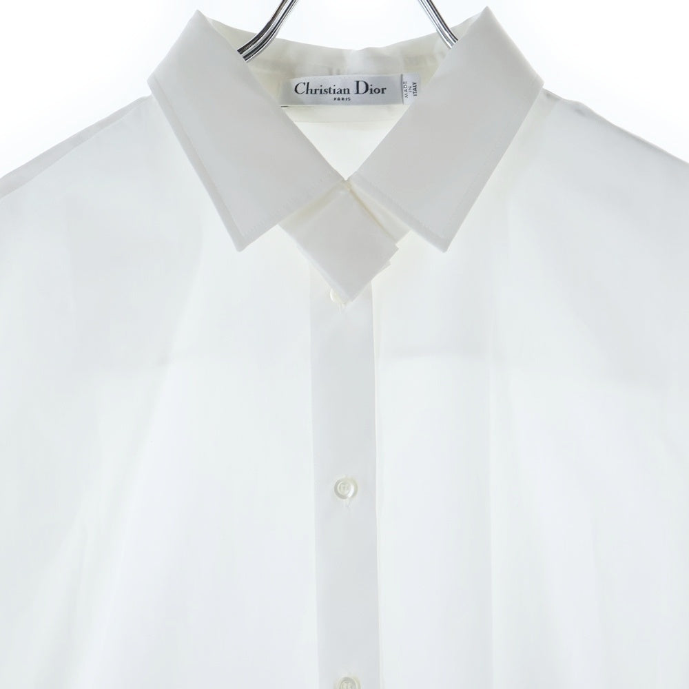 DIOR(ディオール) CD BEE刺繍ロゴ ドレープタック入り半袖シャツ