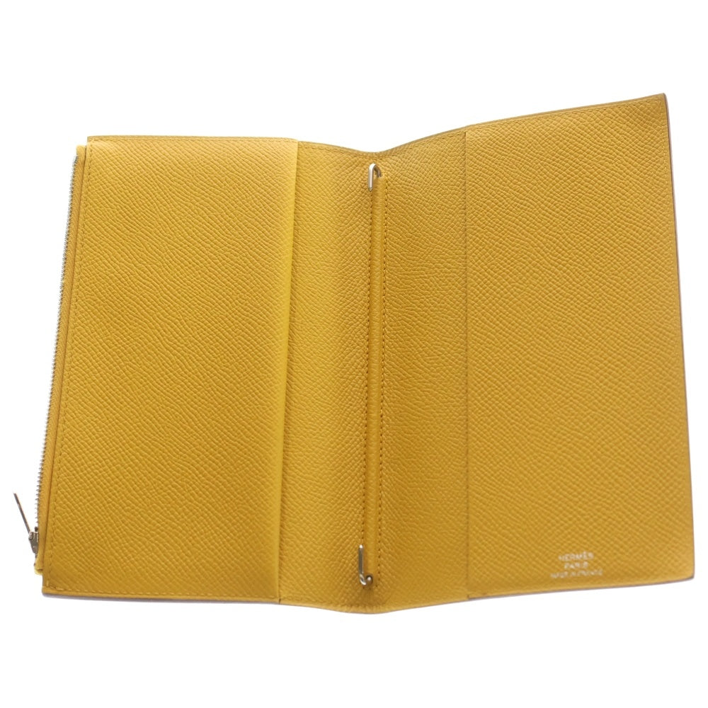 HERMES(エルメス) アジェンダ ヴィジョン 手帳カバー ブックカバー イエロー系 エプソン Y刻印