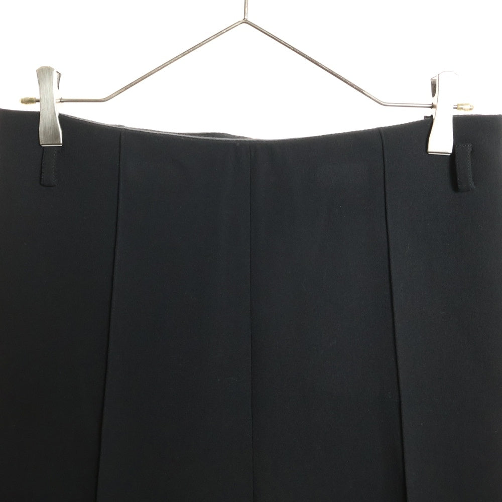 HERMES(エルメス) 22AW ウール センタープレス ストレート スラックスパンツ ブラック レディース 2H0411DM