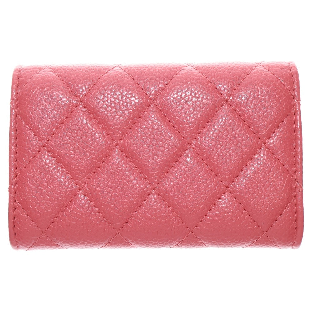 CHANEL シャネル　ケース 財布　ピンク CHANEL（シャネル） クラシックフラップ カードケース ピンク コイン