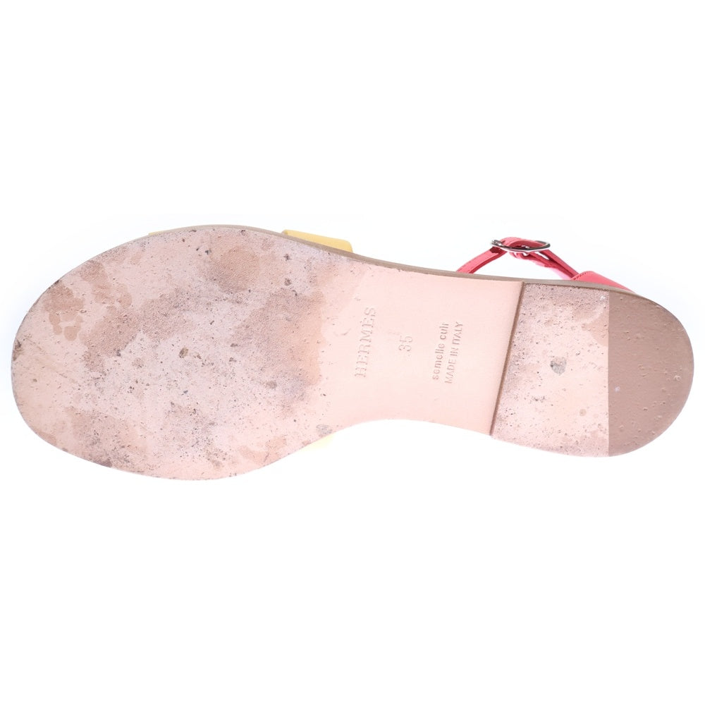 HERMES(エルメス) サントリーニ Hロゴ レザー ストラップ フラット