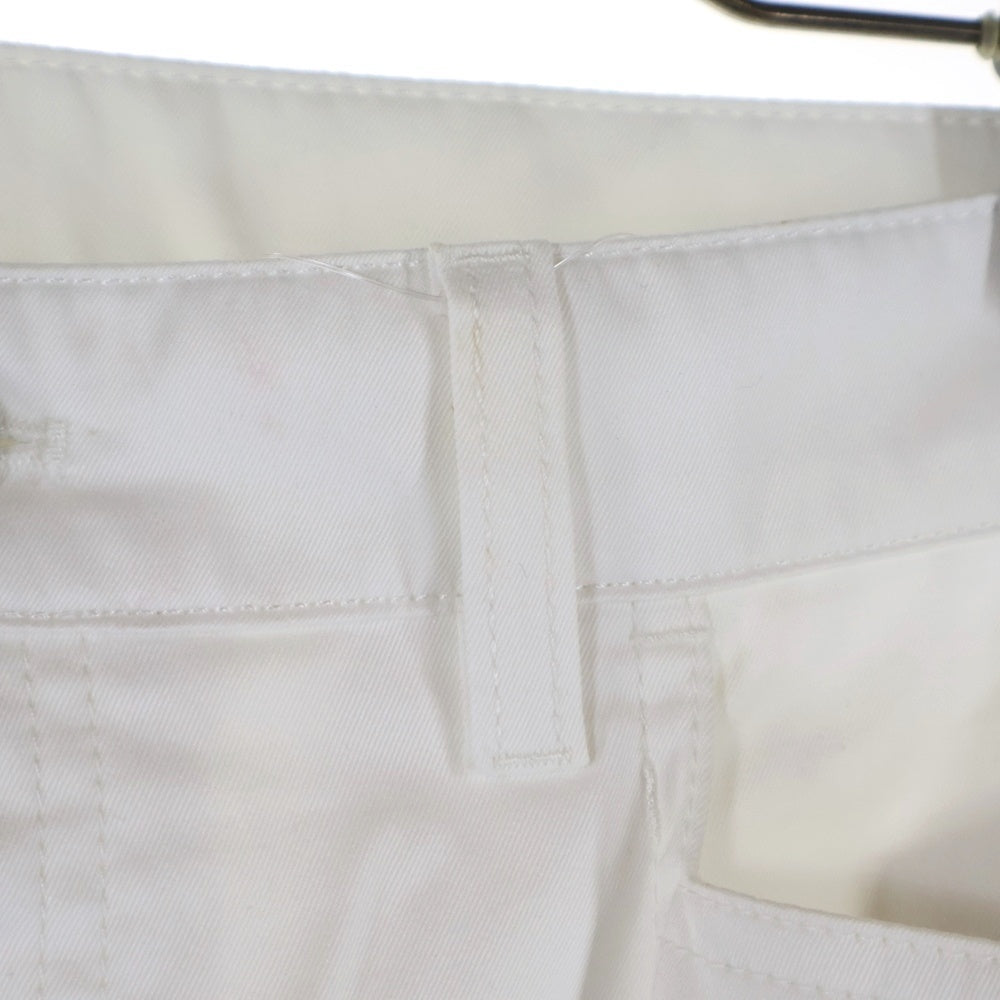 HERMES(エルメス) セリエ ボタンフライ レザーロゴパッチ コットン