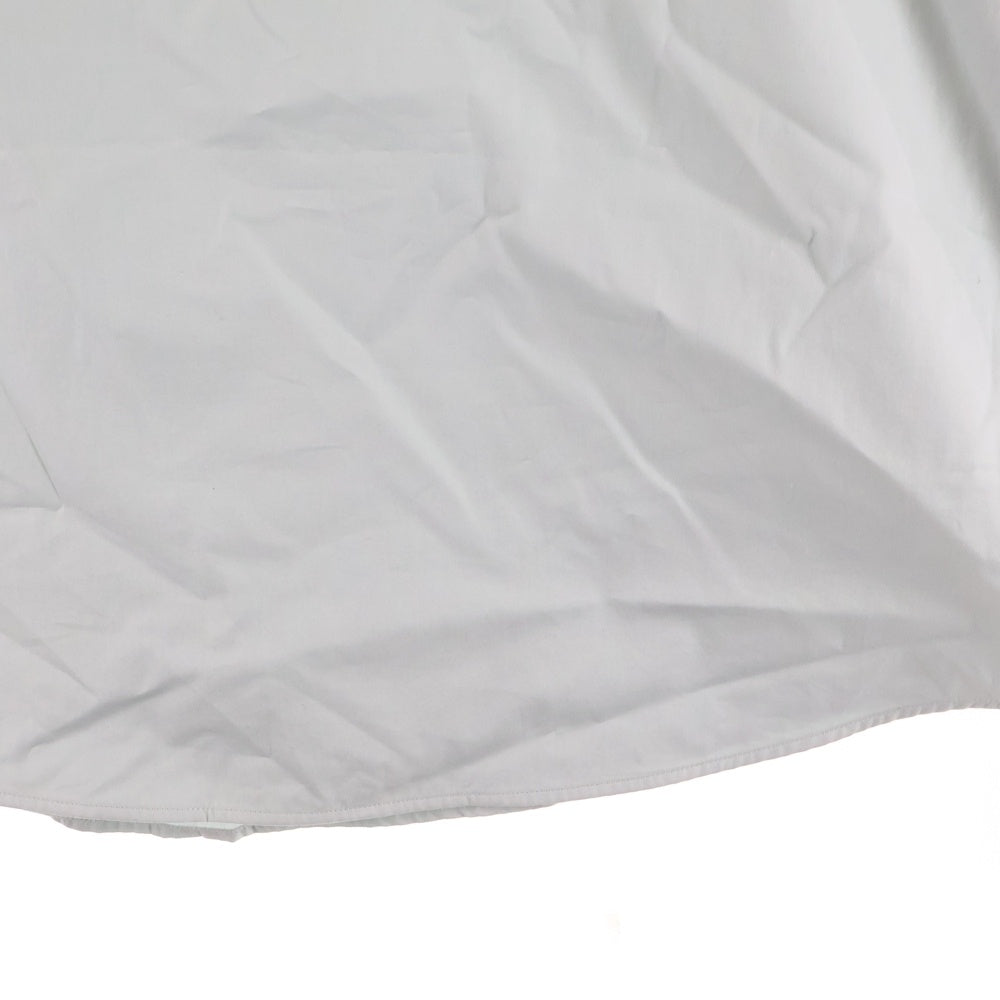 HERMES(エルメス) セリエ カフスボタン 変形 スカーフ スタンドカラー プルオーバー 長袖シャツ ライトグリーン