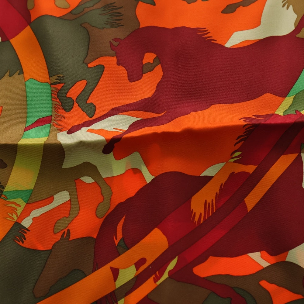 HERMES(エルメス) カレ90 EX LIBRIS EN CAMOUFLAGE エクスリブリスの