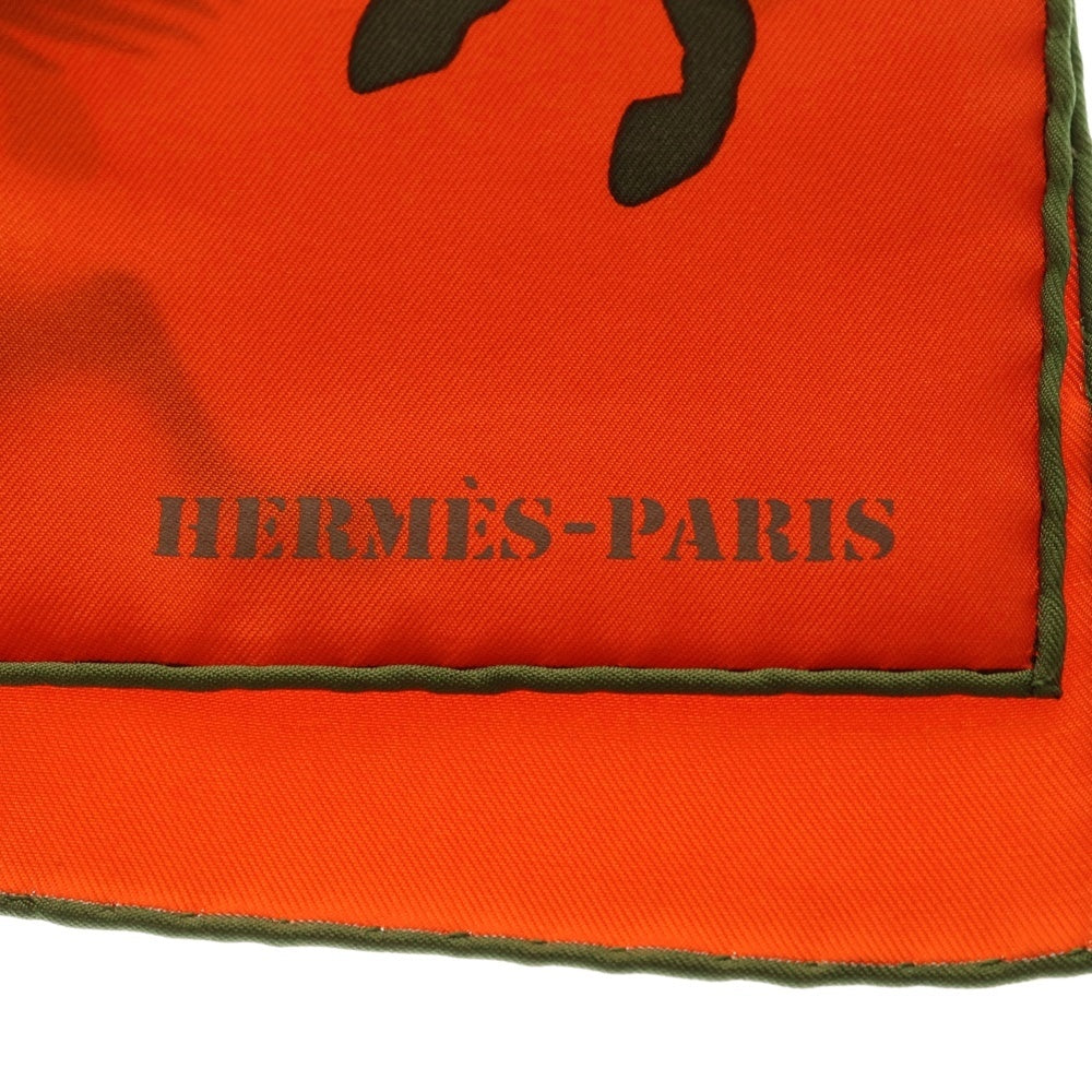 HERMES(エルメス) カレ90 EX LIBRIS EN CAMOUFLAGE エクスリブリスの